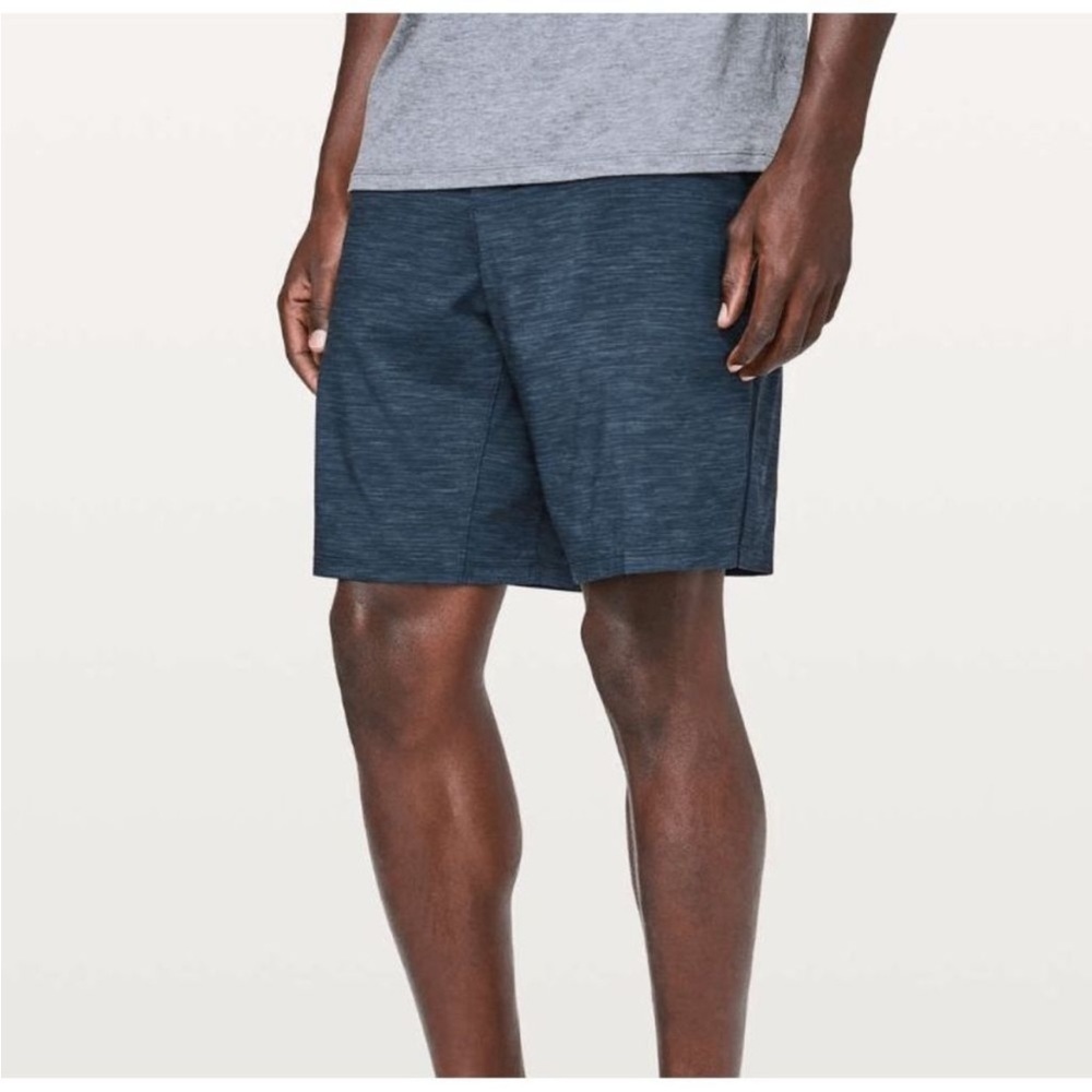 Lululemon Pace Breaker 9" Liner Heather Blue True Navy Shorts Size S